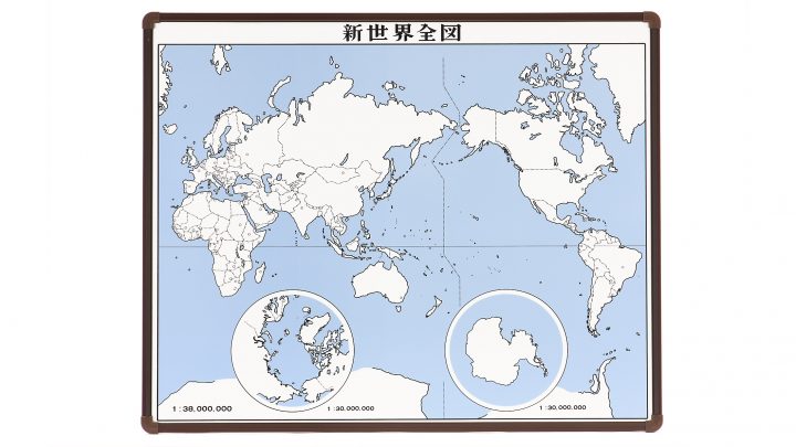 世界地図（ホワイトボード）