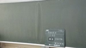 学校用大型黒板・曲面・剥がれ503