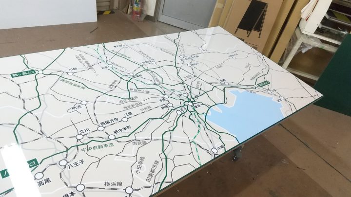 地図ホワイトボード